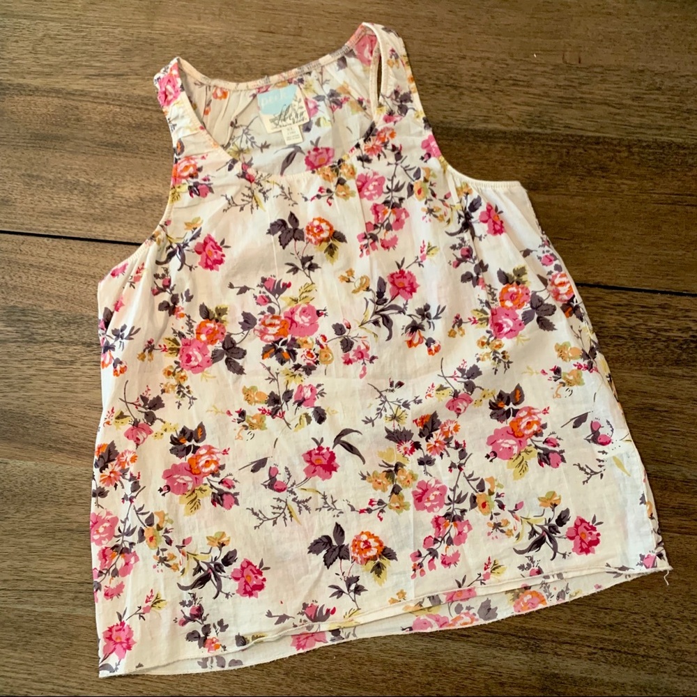 Floral Girls’ Tank
